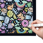 DIY koc do samodzielnego kolorowania